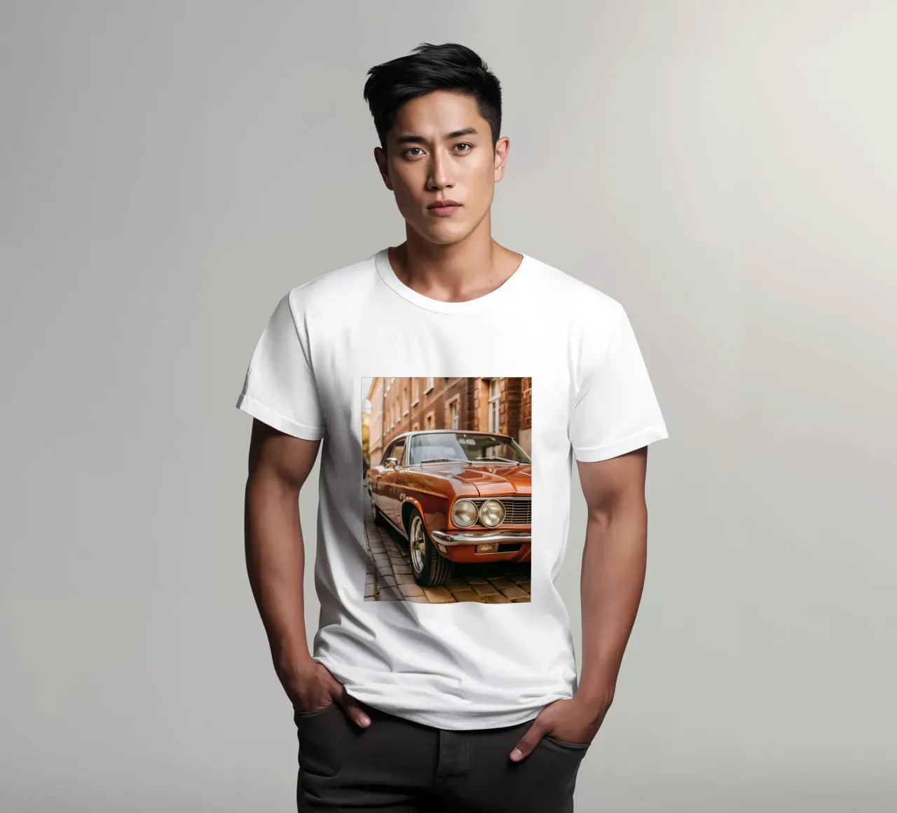 Auto d'epoca rossa t-shirt da CAR EDITION