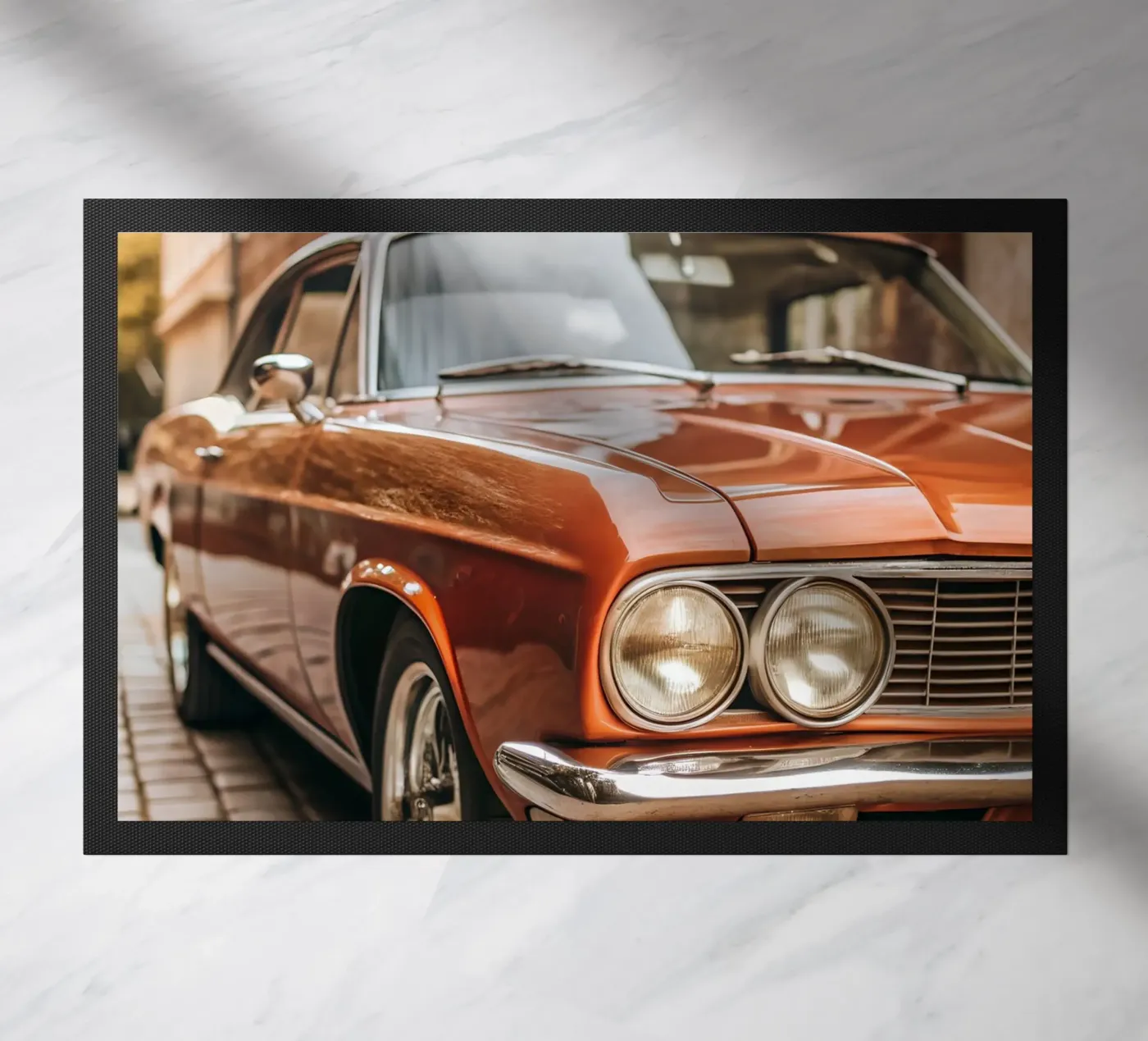 Red Classic Car paillasson de CAR EDITION