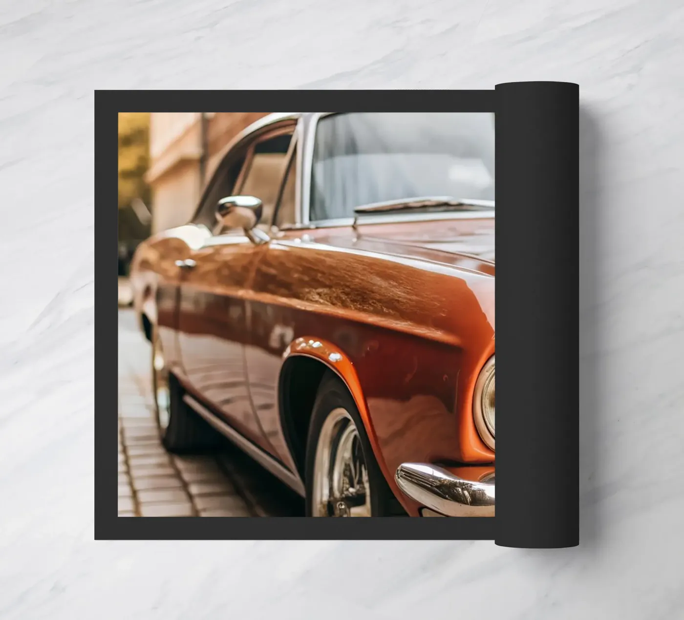 Red Classic Car paillasson de CAR EDITION