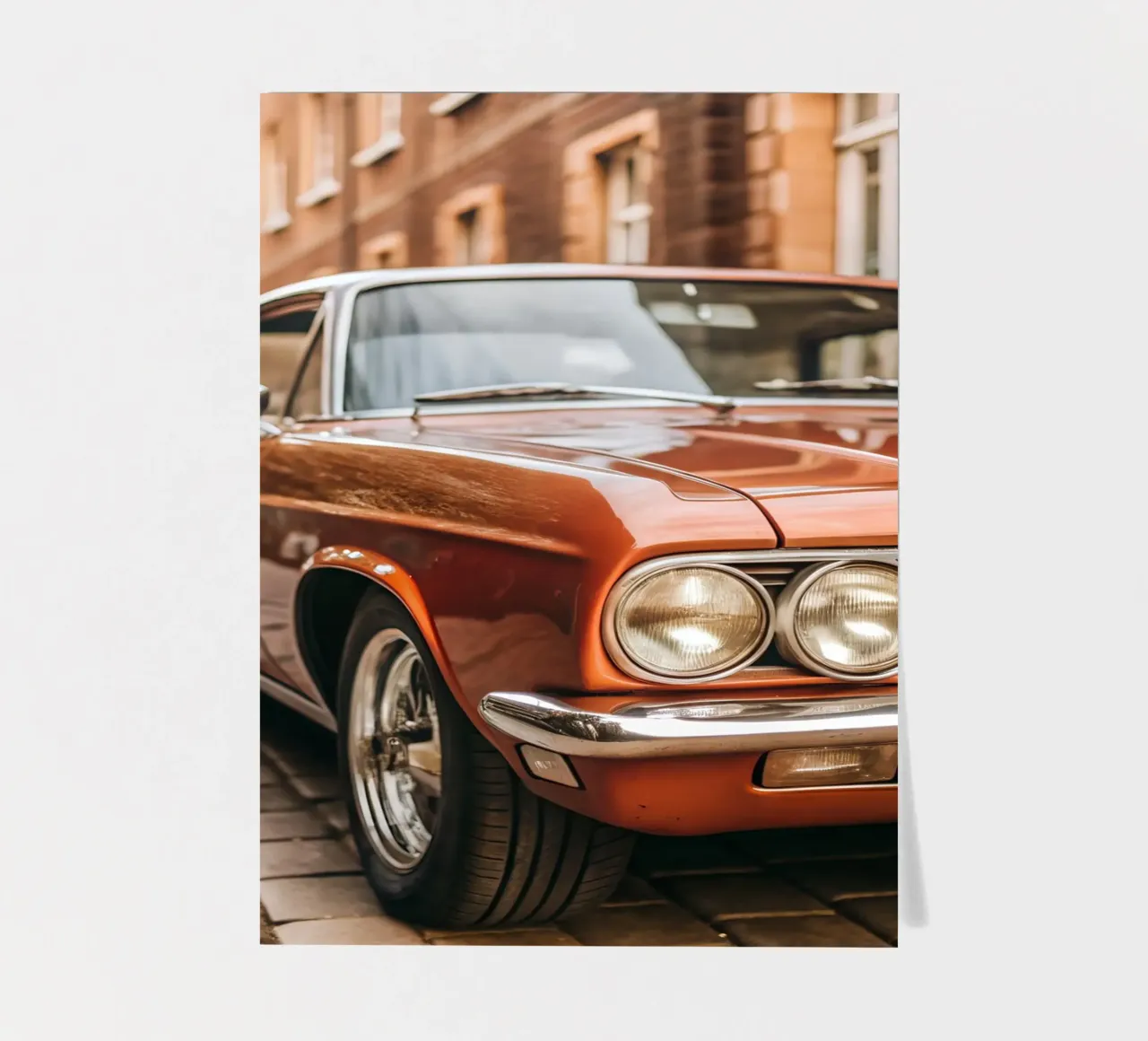 Red Classic Car sticker sheet by CAR EDITION