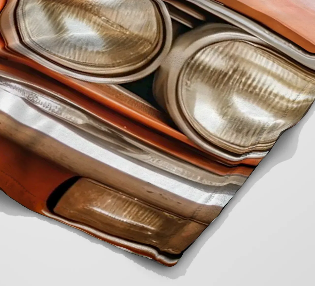 Roter Oldtimer Fleecedecke von CAR EDITION