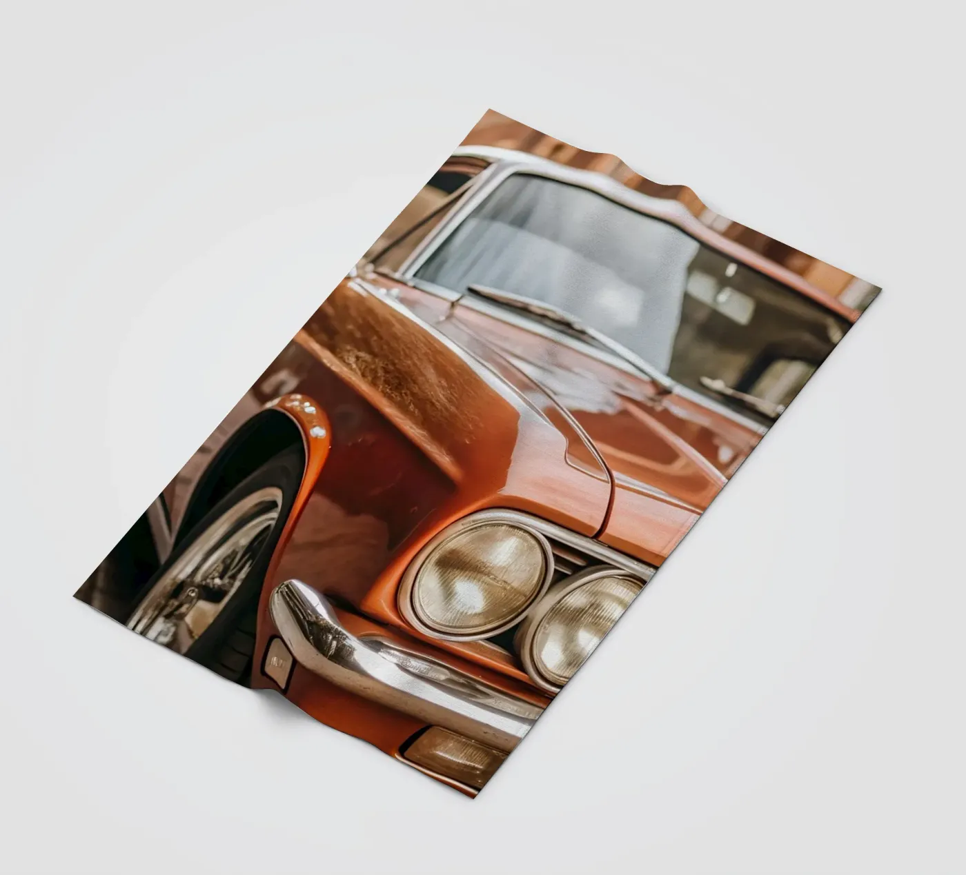 Red Classic Car Fleecedecke von CAR EDITION