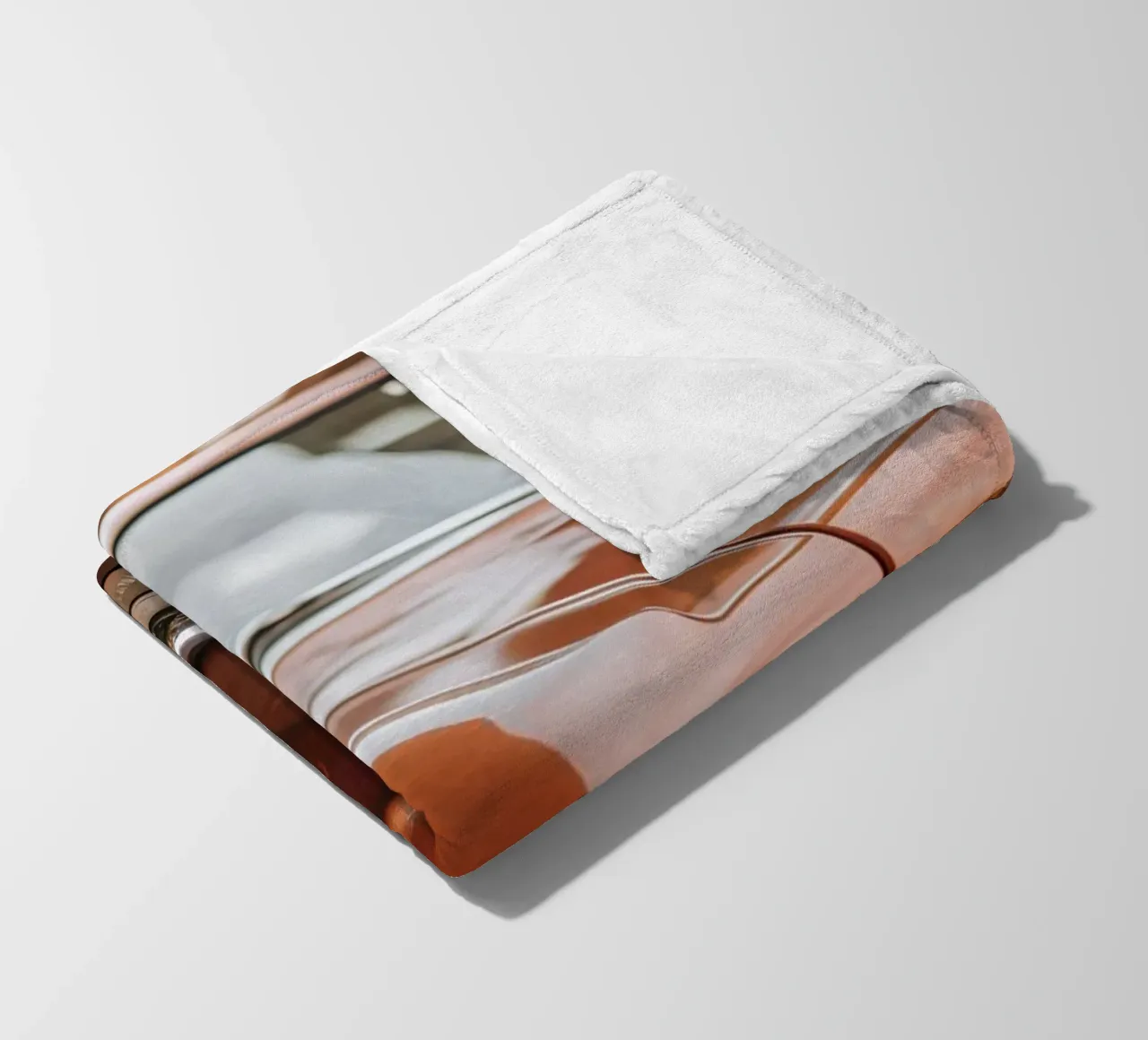 Roter Oldtimer Fleecedecke von CAR EDITION