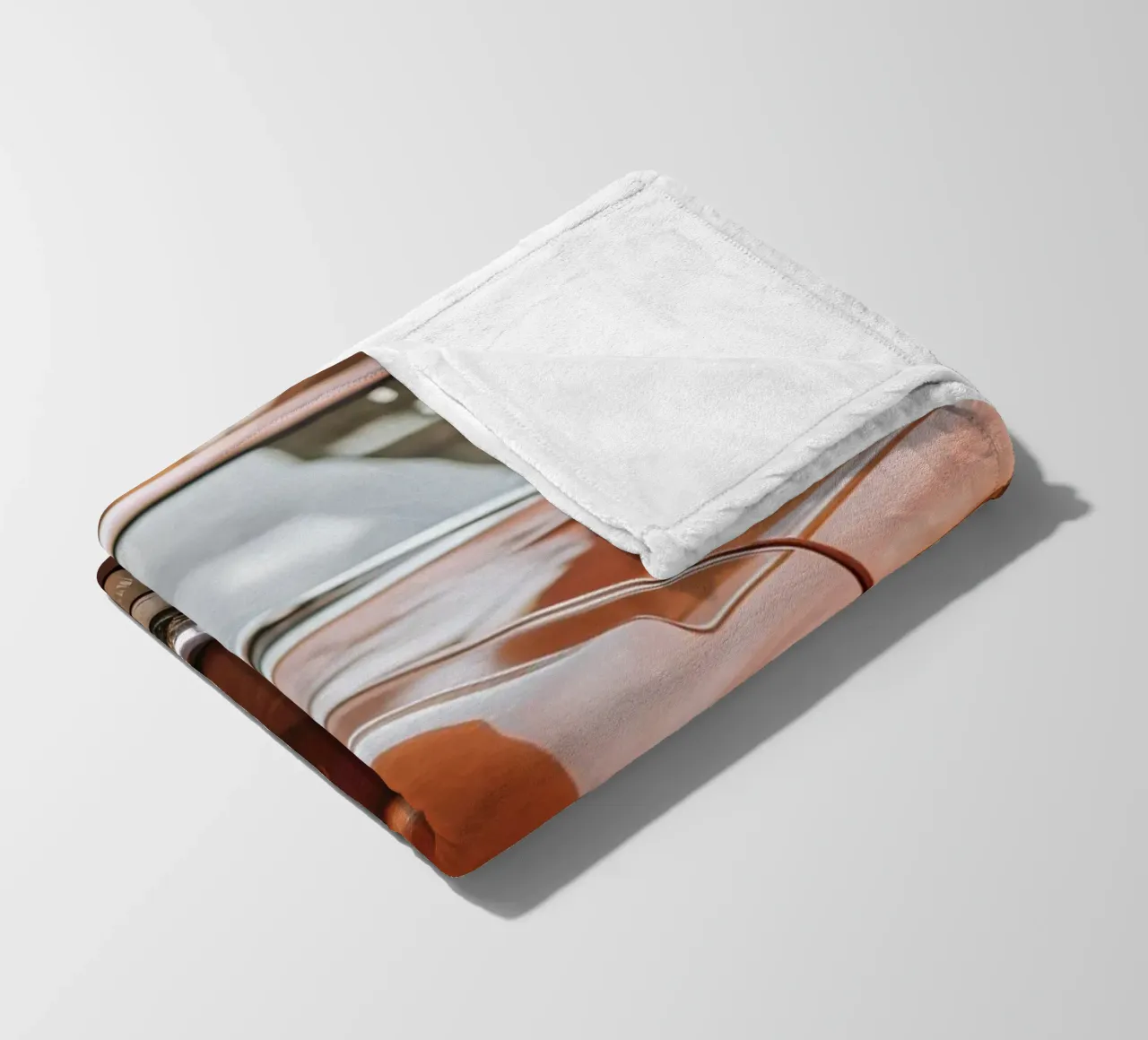 Roter Oldtimer Fleecedecke von CAR EDITION