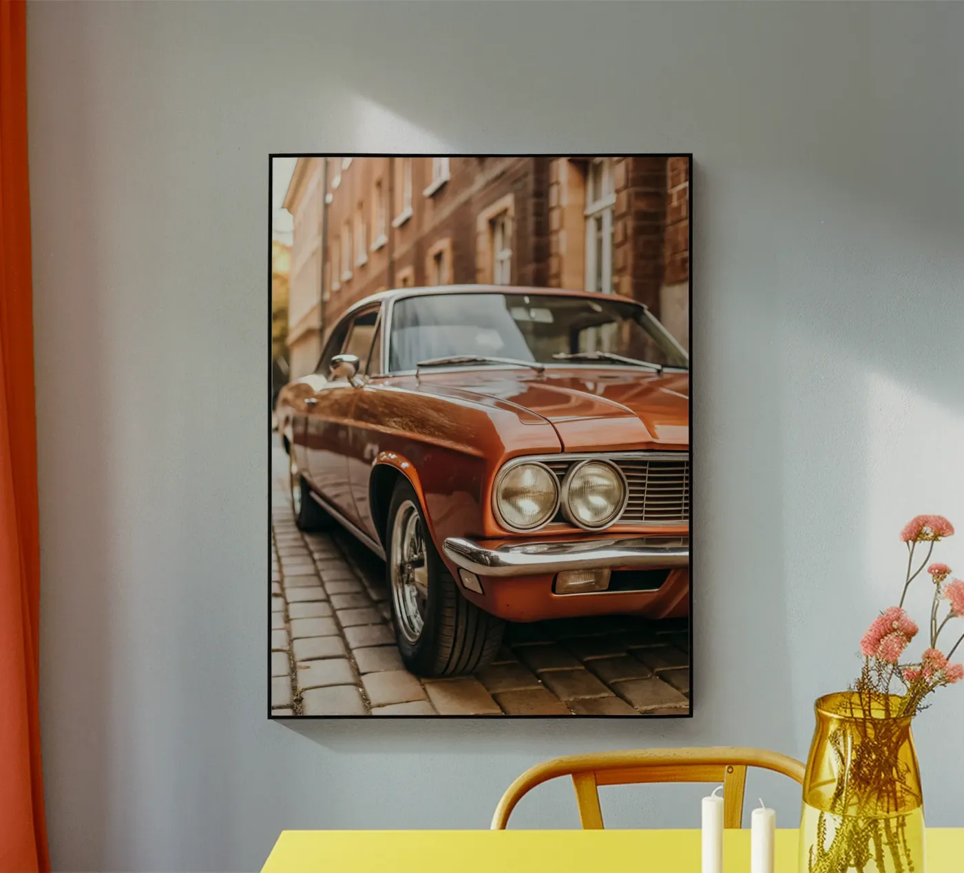 Auto d'epoca rossa plexiglass da CAR EDITION