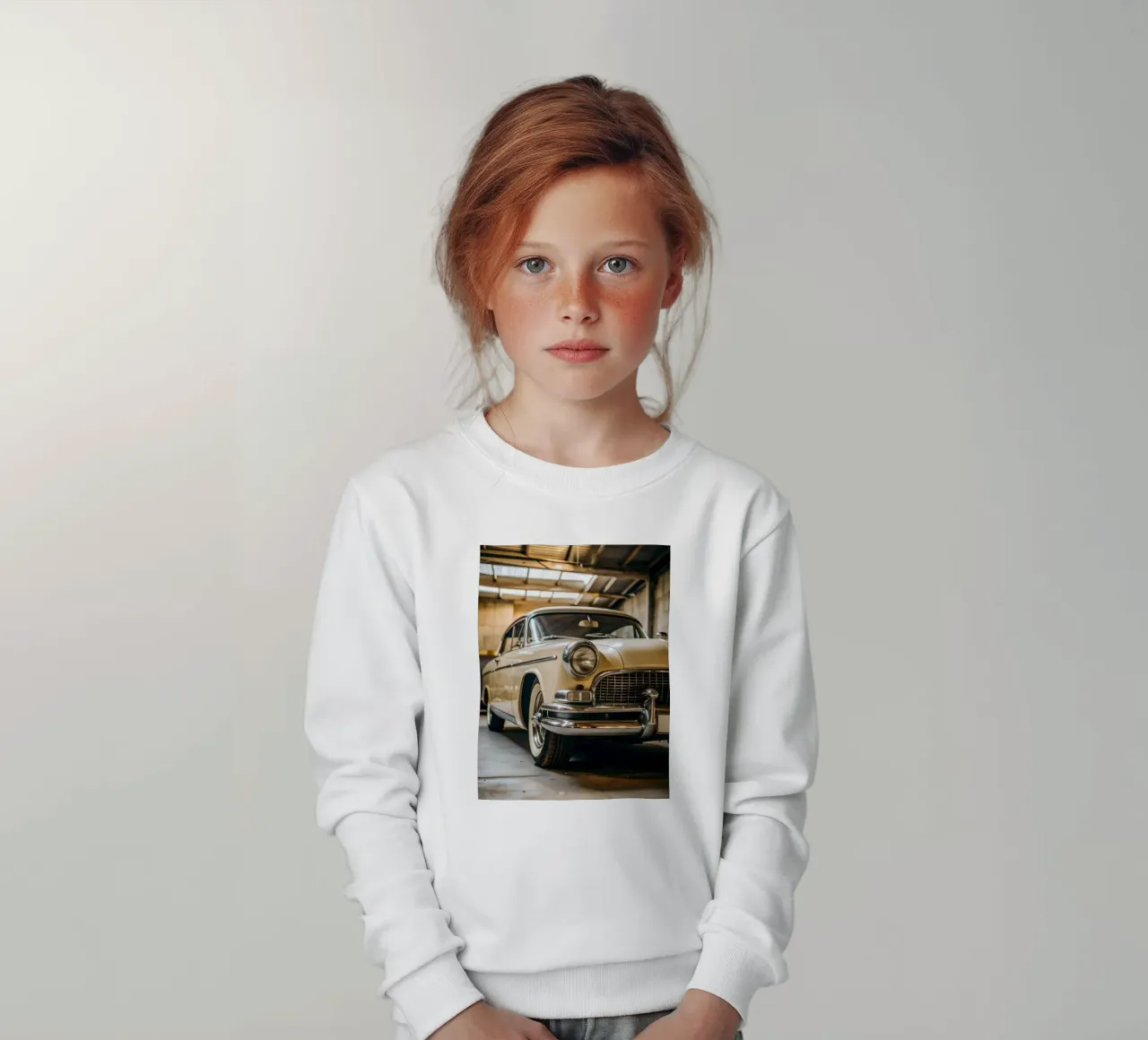 Crema Auto d'epoca felpa bambino da CAR EDITION
