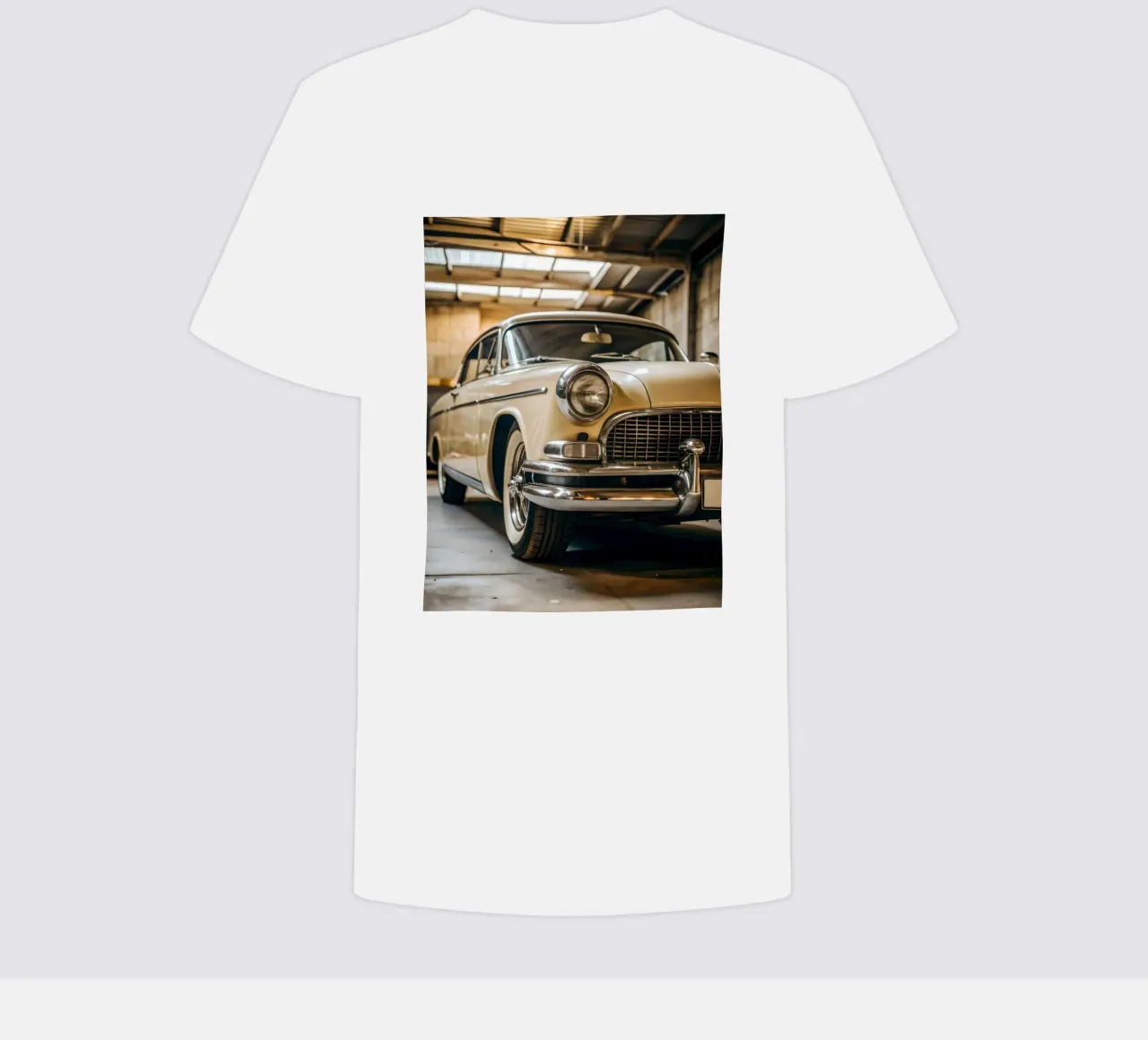 Creme Oldtimer Kinder T-Shirt von CAR EDITION