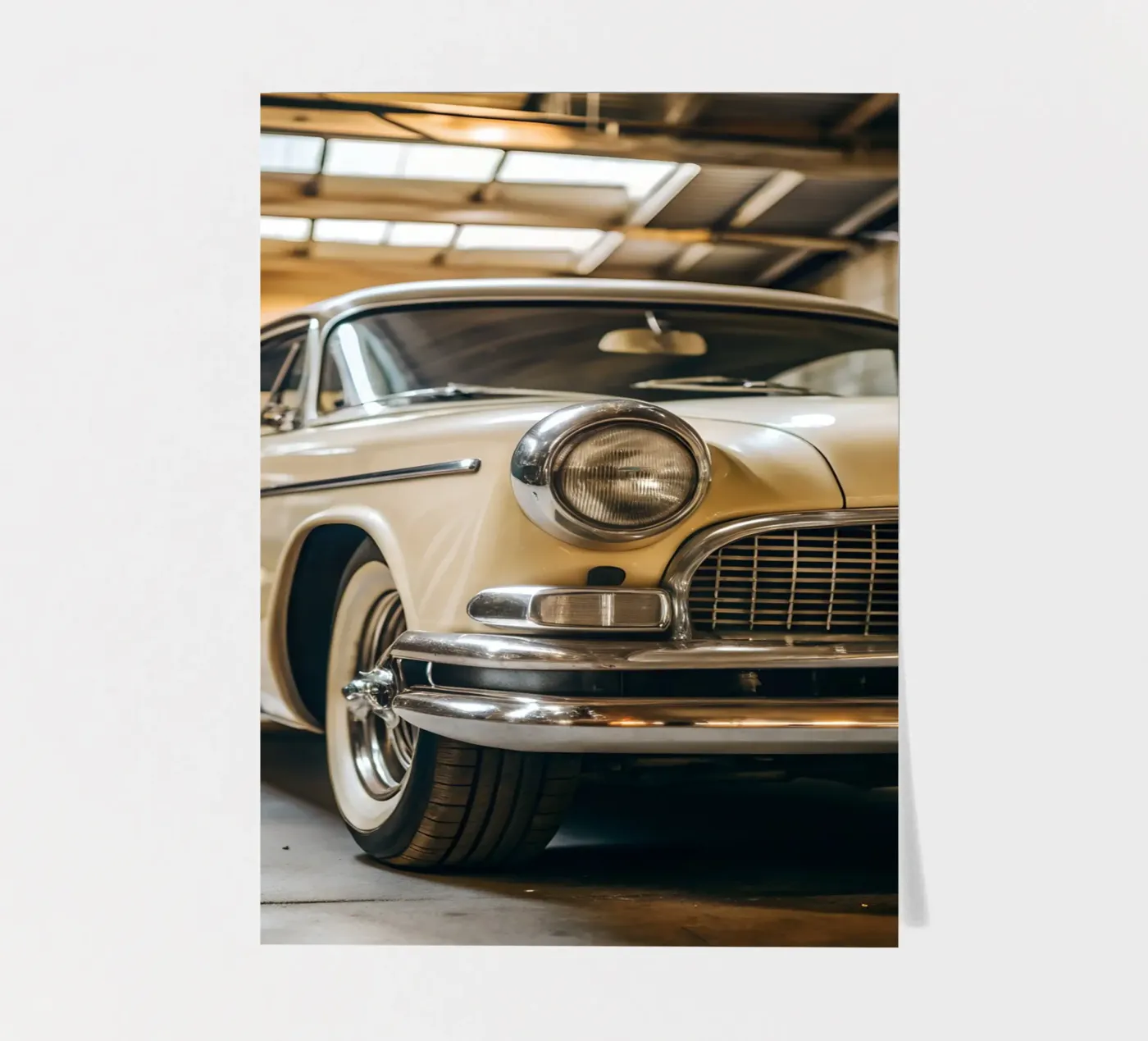 Creme Oldtimer Stickerbogen von CAR EDITION