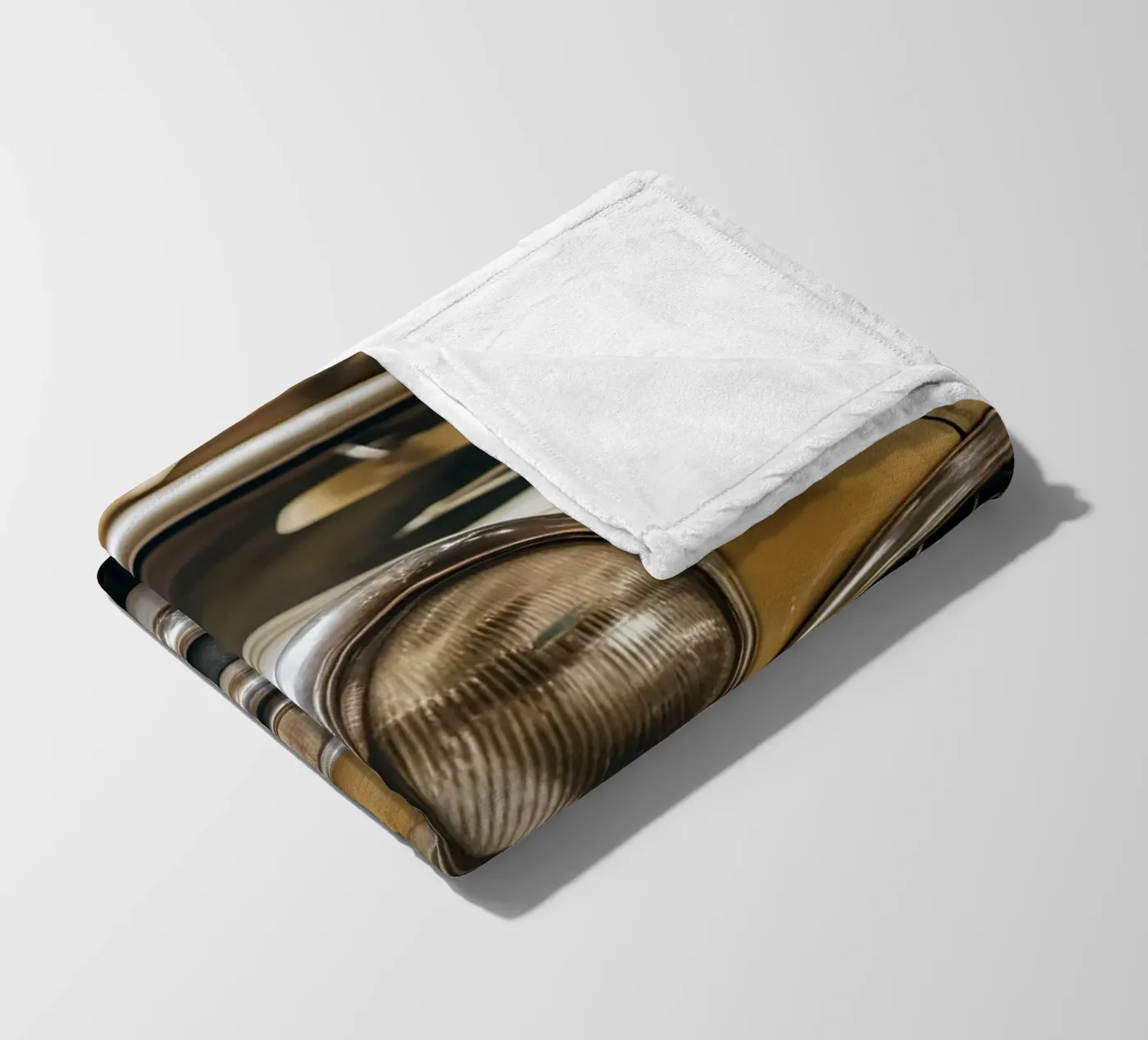 Creme Oldtimer Fleecedecke von CAR EDITION