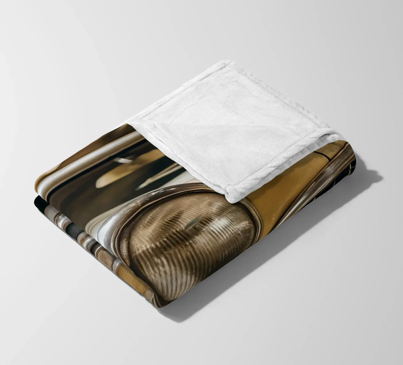 Creme Oldtimer Fleecedecke von CAR EDITION