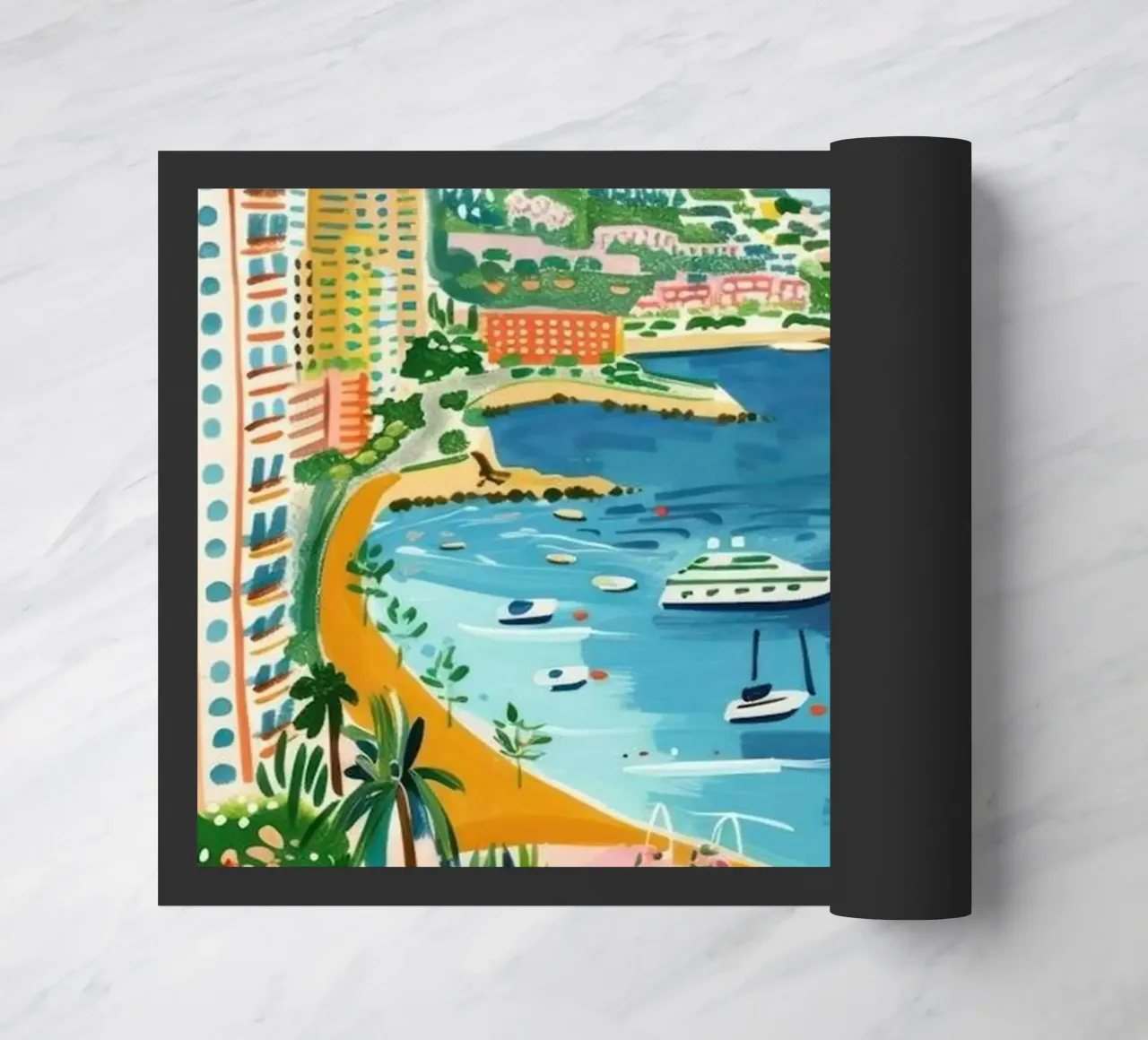 Monaco Travel zerbino da Trending Art Company