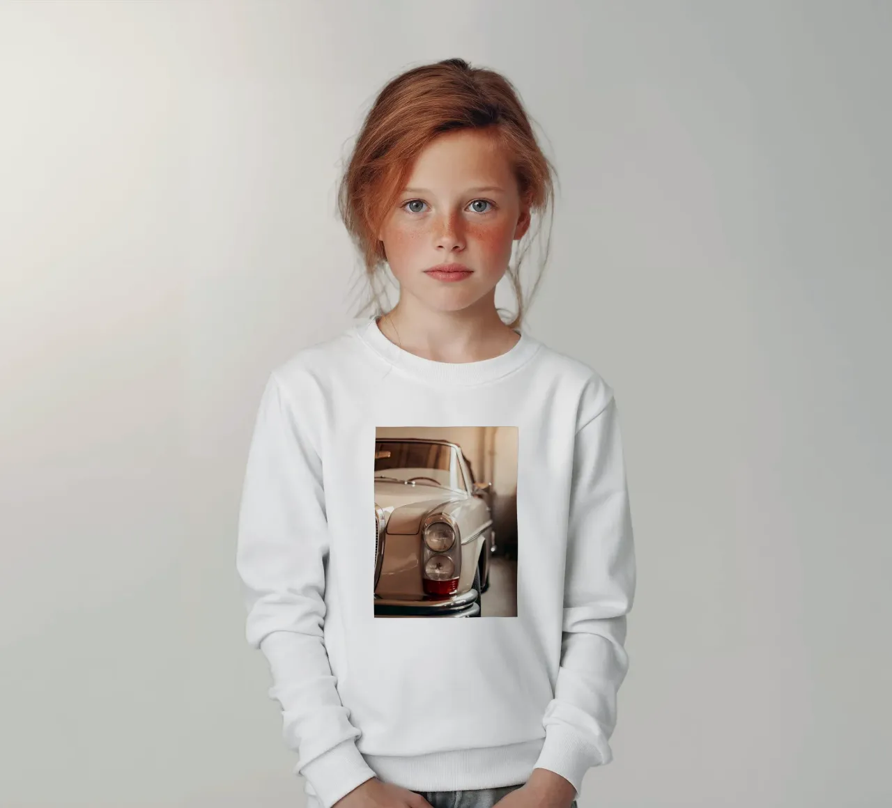 Crema Auto d'epoca felpa bambino da CAR EDITION
