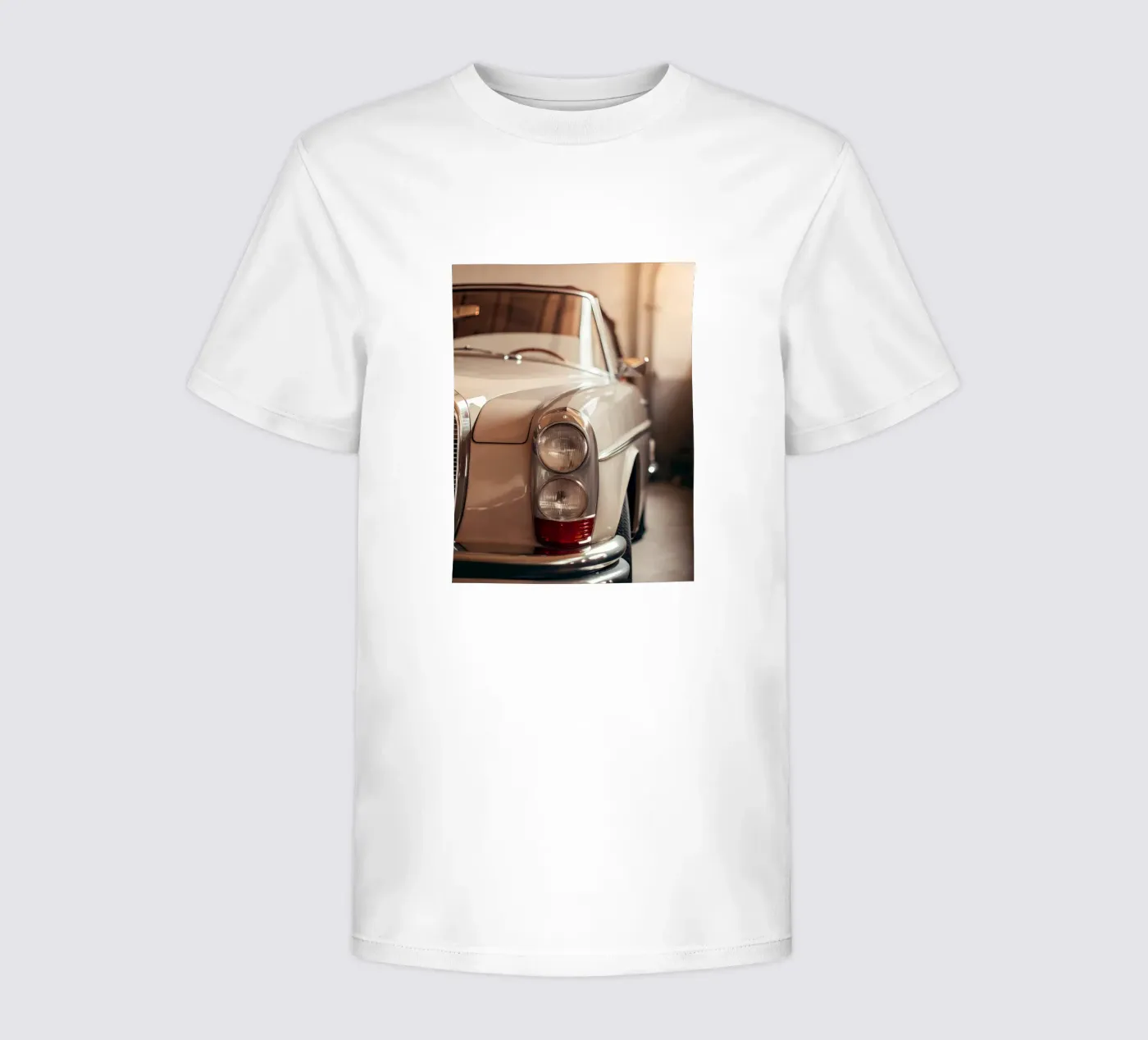 Creme Oldtimer Kinder T-Shirt von CAR EDITION