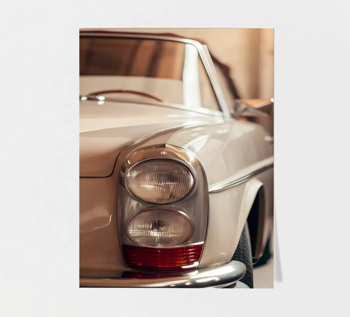 Creme Oldtimer Stickerbogen von CAR EDITION
