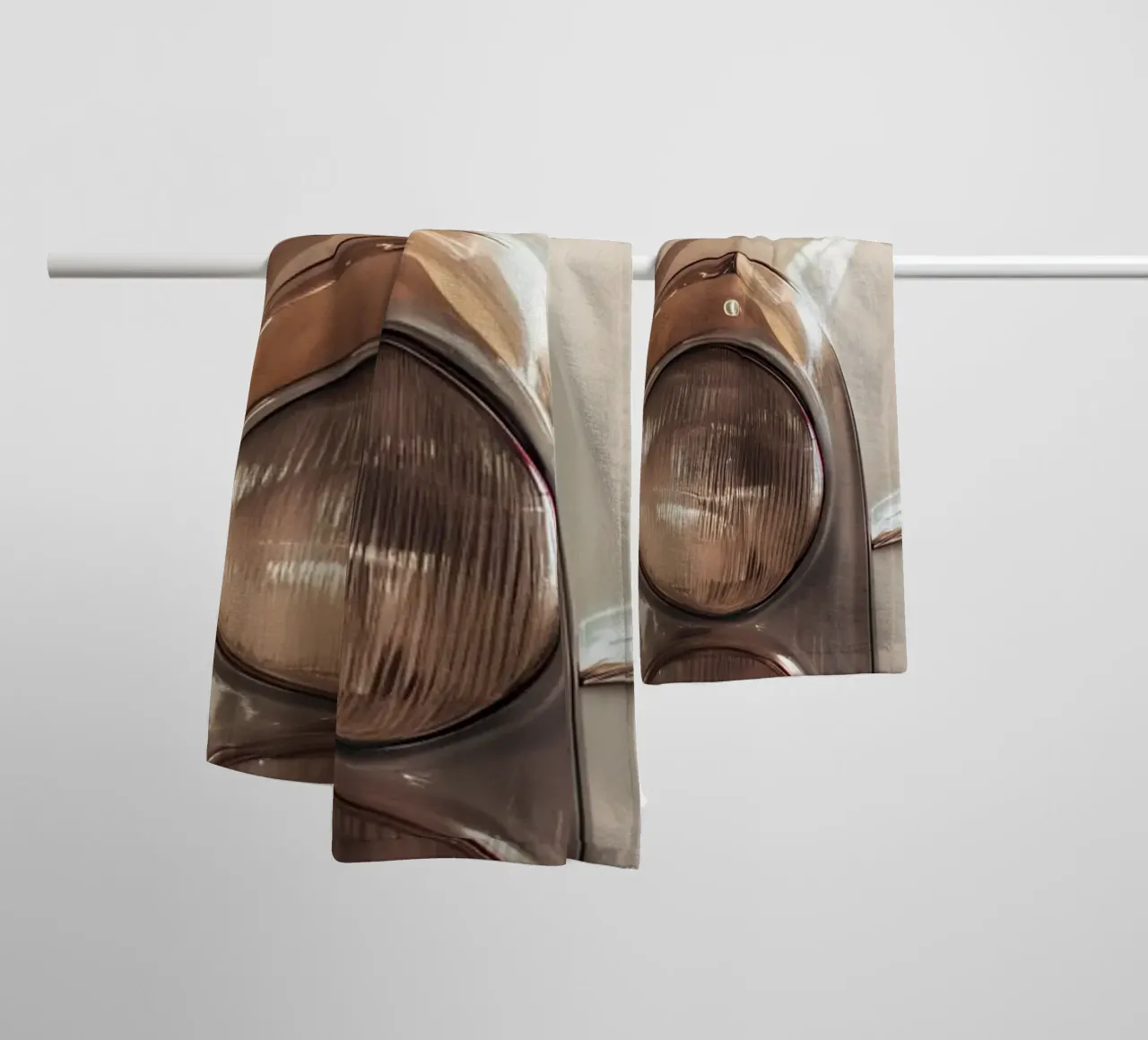 Crema Auto d'epoca asciugamano da bagno da CAR EDITION