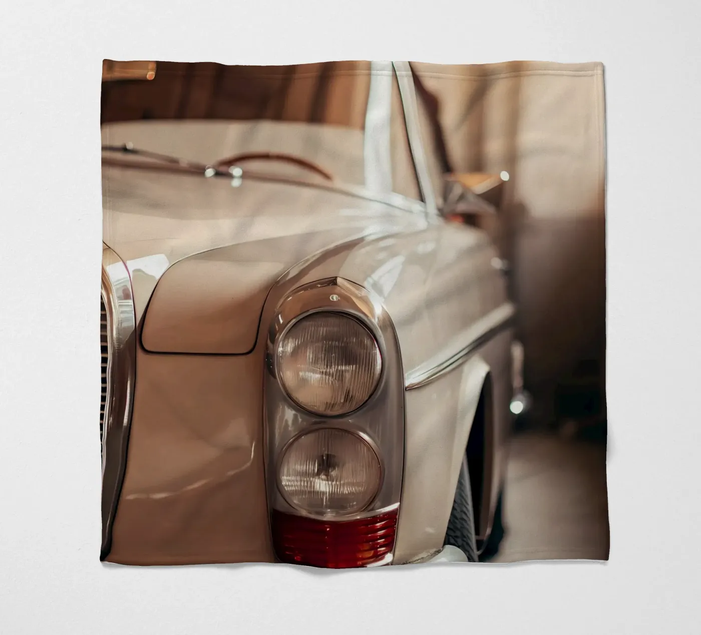 Voiture classique crème plaid polaire de CAR EDITION