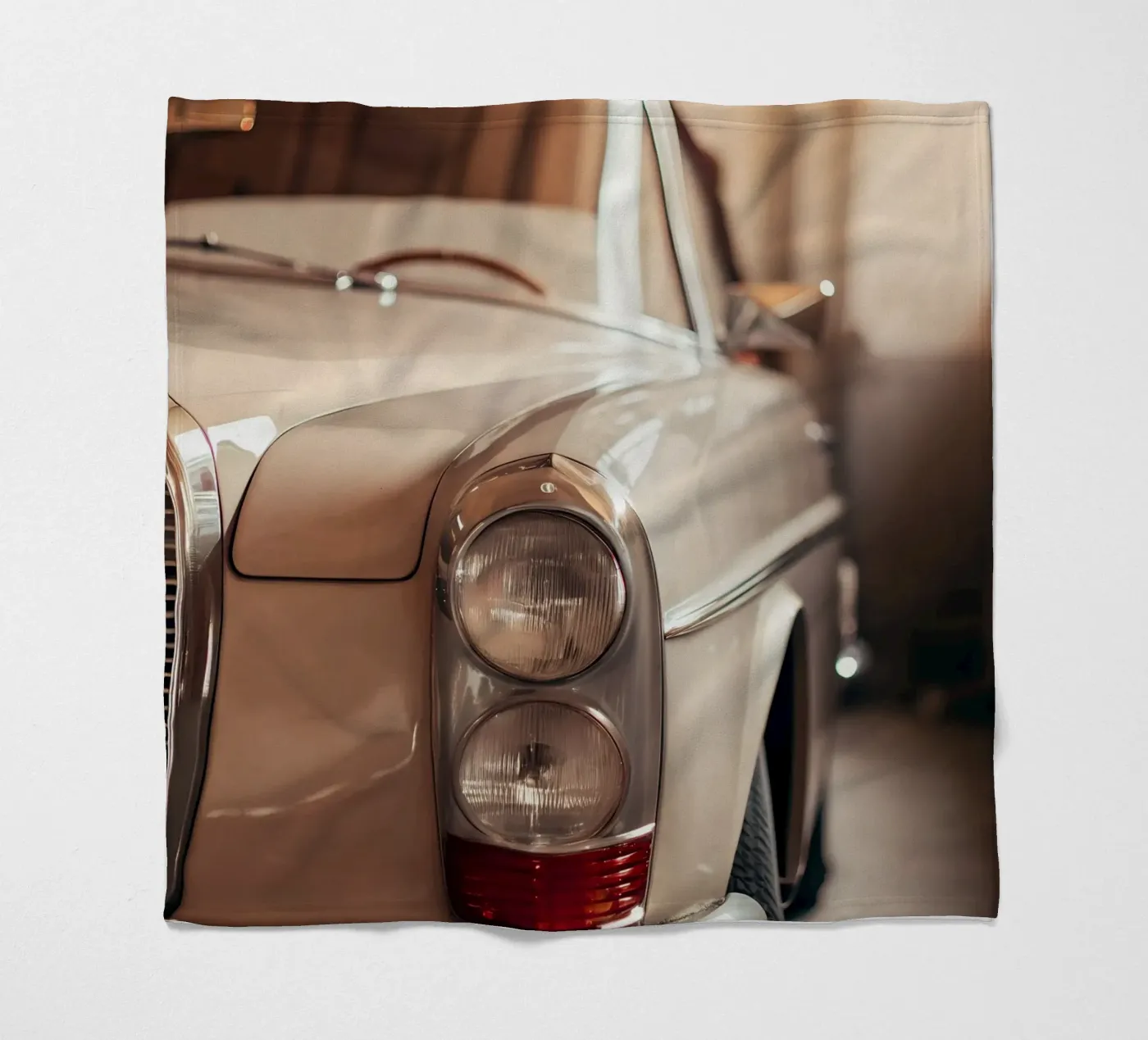 Cream Classic Car coperta in pile da CAR EDITION
