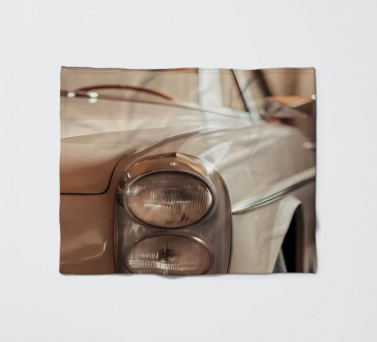 Voiture classique crème plaid polaire de CAR EDITION