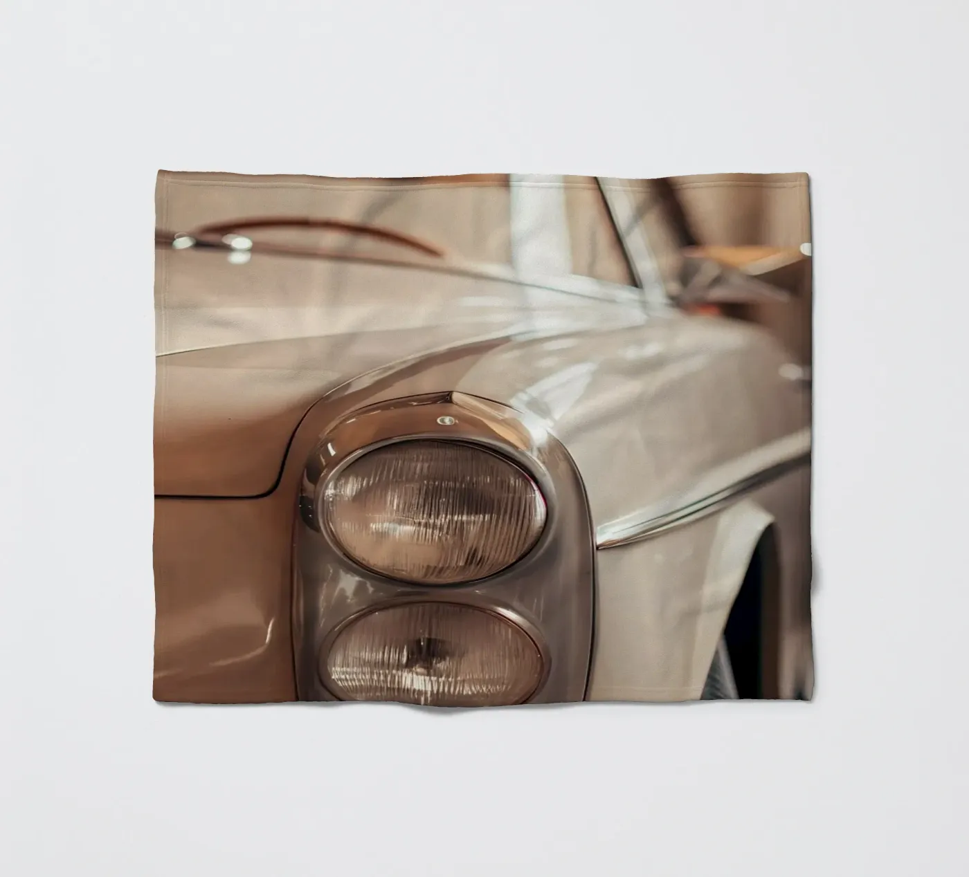 Voiture classique crème plaid polaire de CAR EDITION