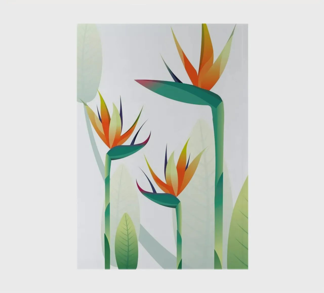 Strelitzia notebook by Sabrina Ziegenhorn