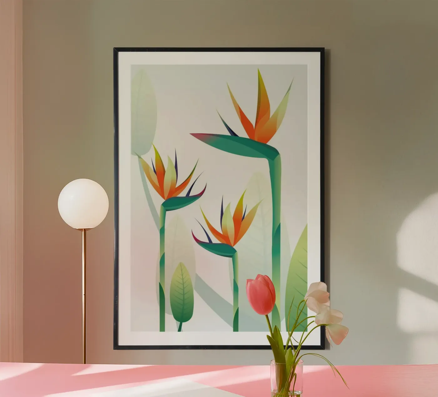 Strelitzia Poster von Sabrina Ziegenhorn