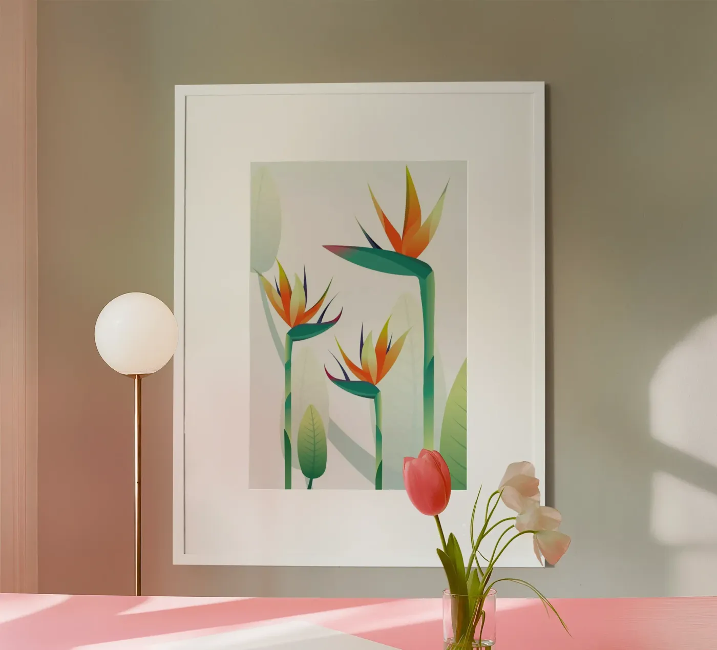 Strelitzia Poster von Sabrina Ziegenhorn