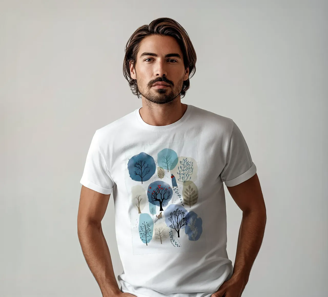 Winter Forest t-shirt da Little Flourishes