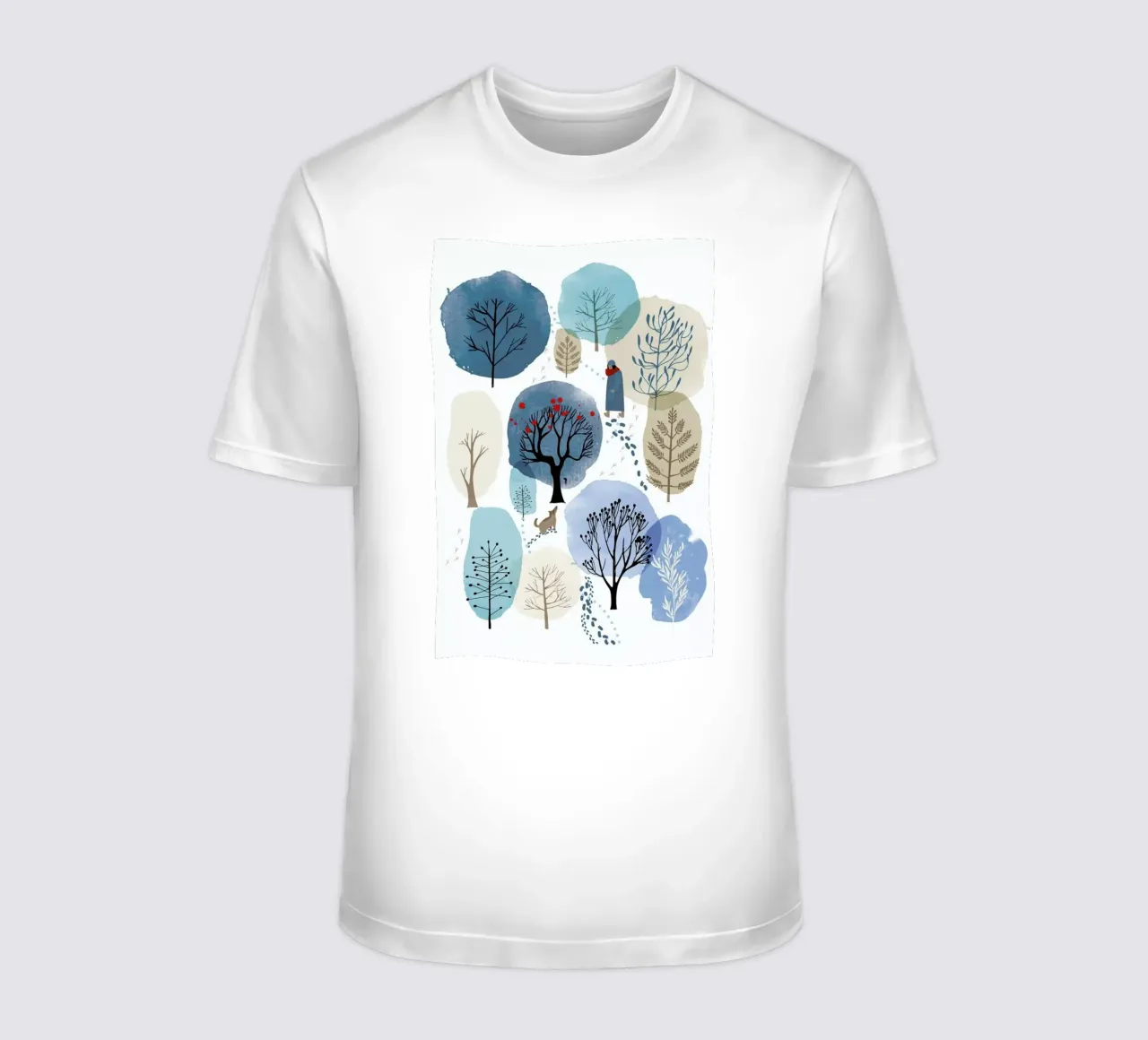 Winter Forest t-shirt da Little Flourishes