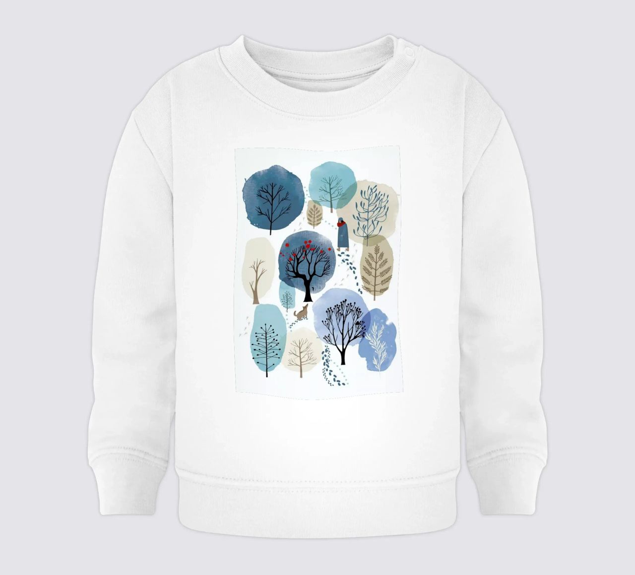 Winter Forest felpa neonato da Little Flourishes
