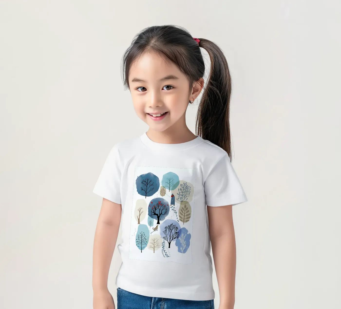Winter Forest t-shirt bambini da Little Flourishes