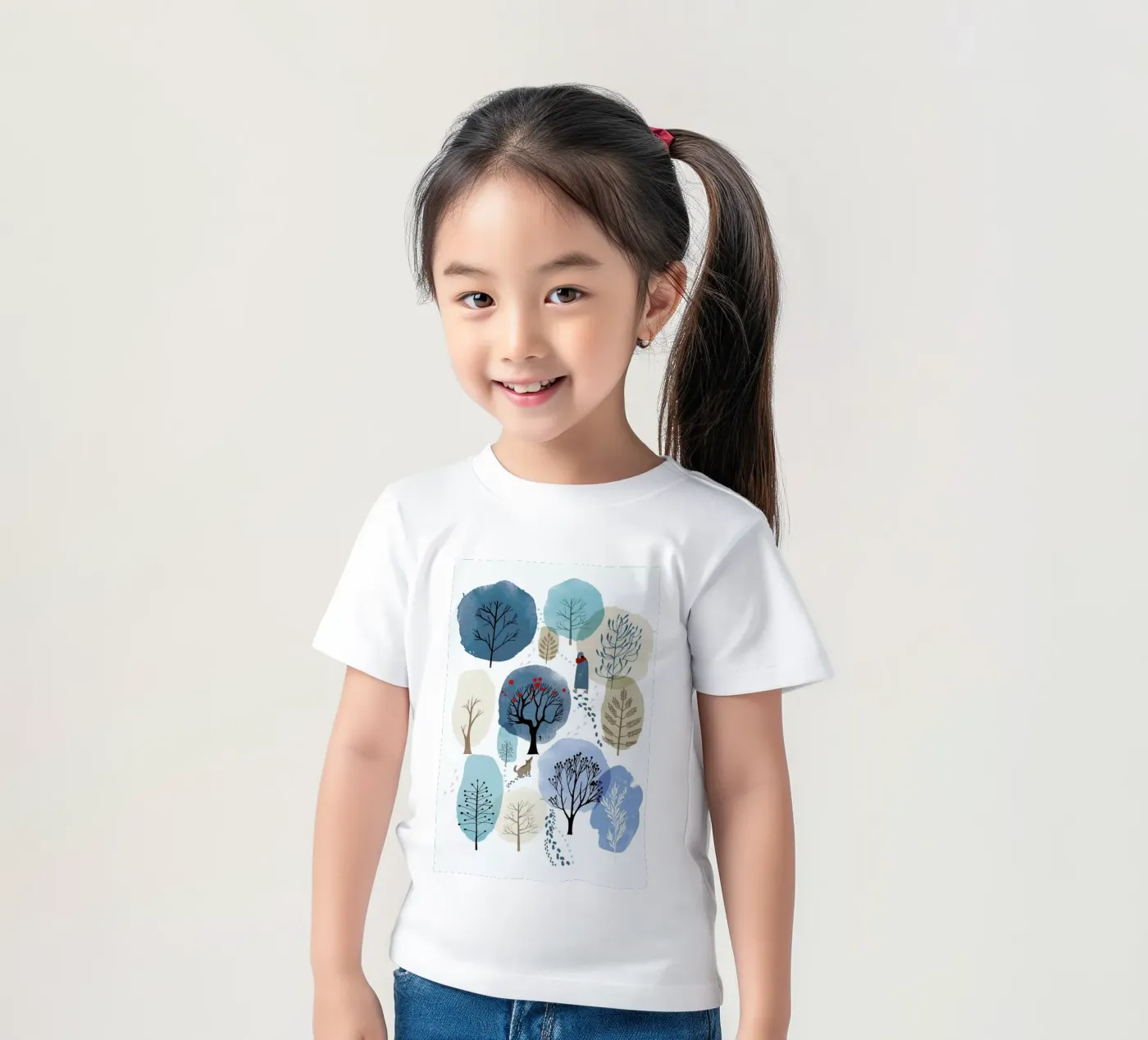 Winter Forest t-shirt bambini da Little Flourishes