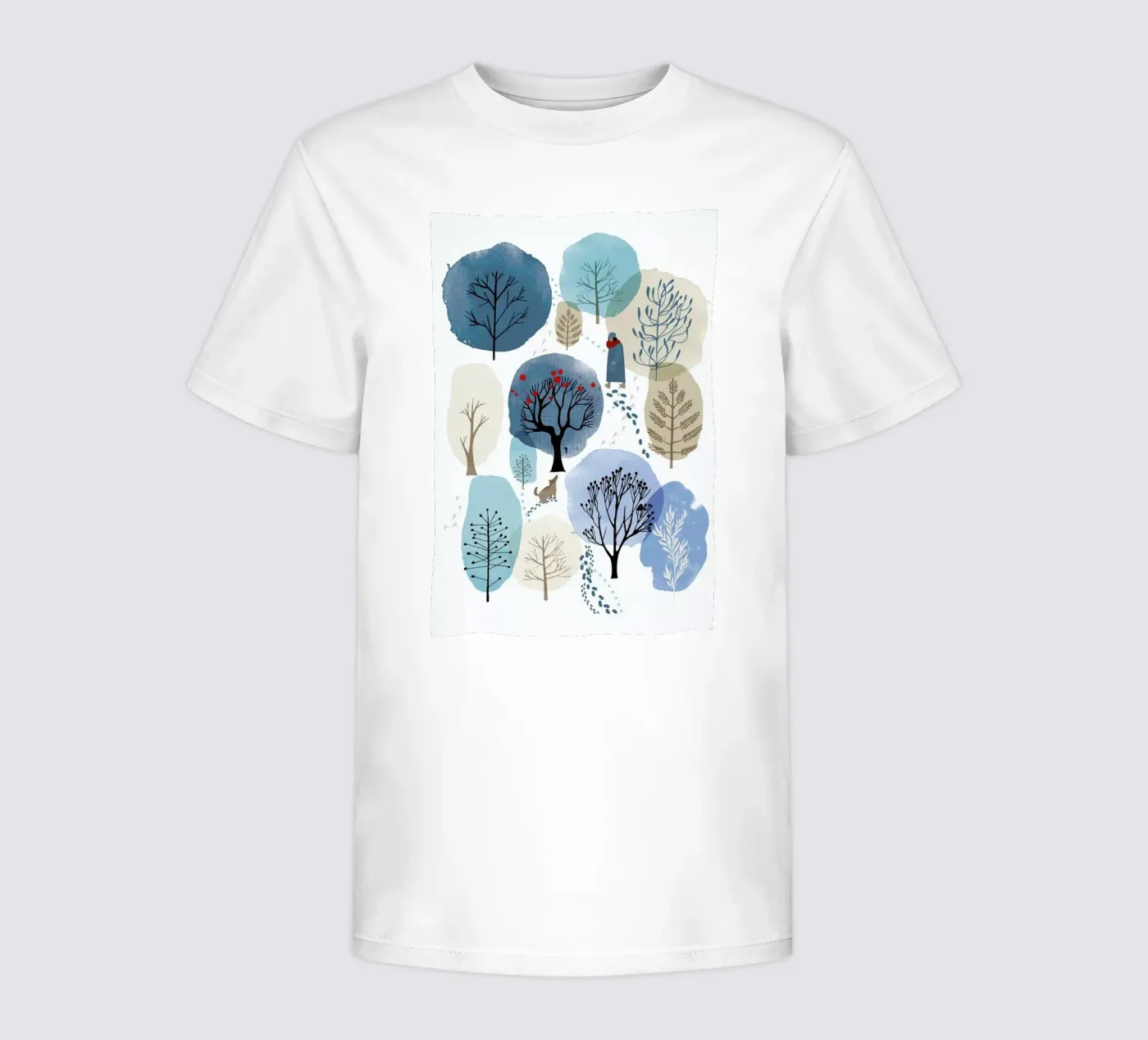 Winter Forest t-shirt bambini da Little Flourishes