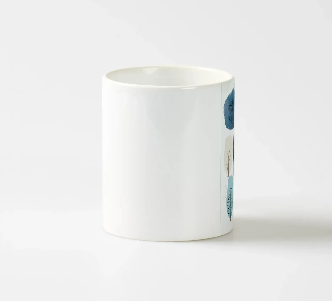 Winter Forest ceramic mug by Little Flourishes