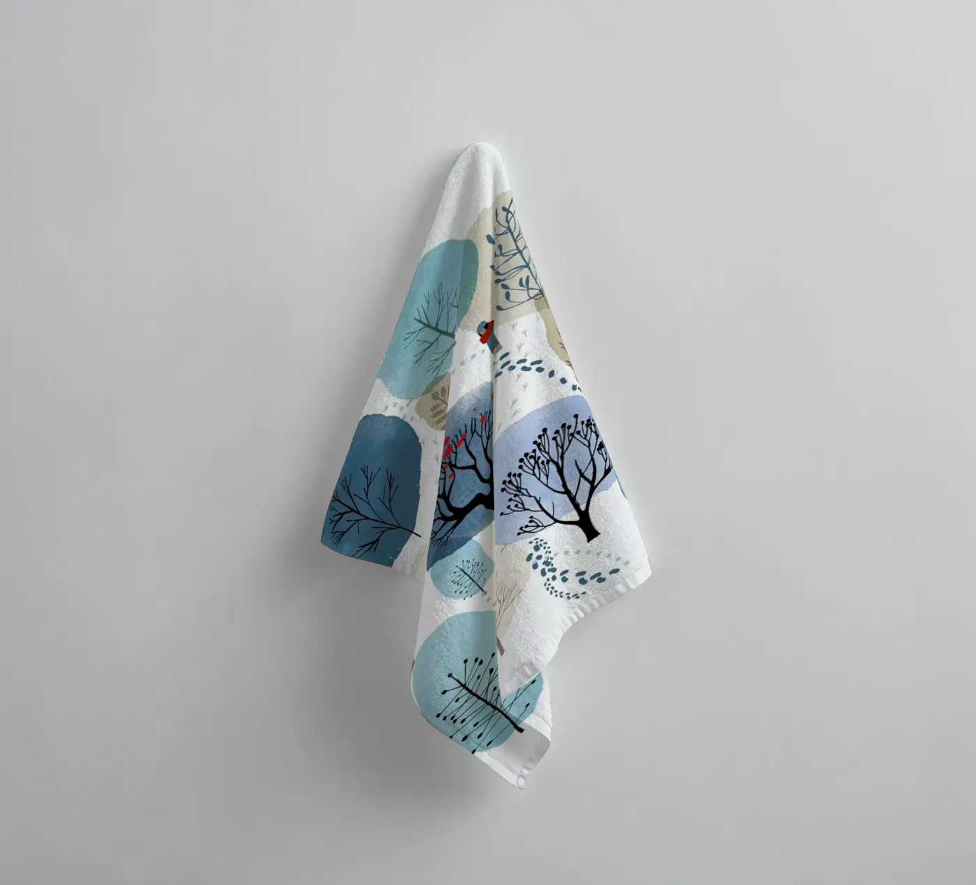 Winter Forest badhanddoek van Little Flourishes