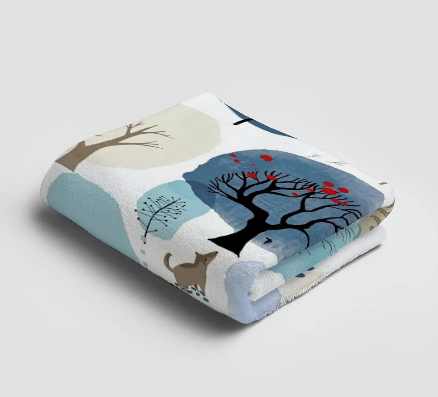 Winter Forest badhanddoek van Little Flourishes