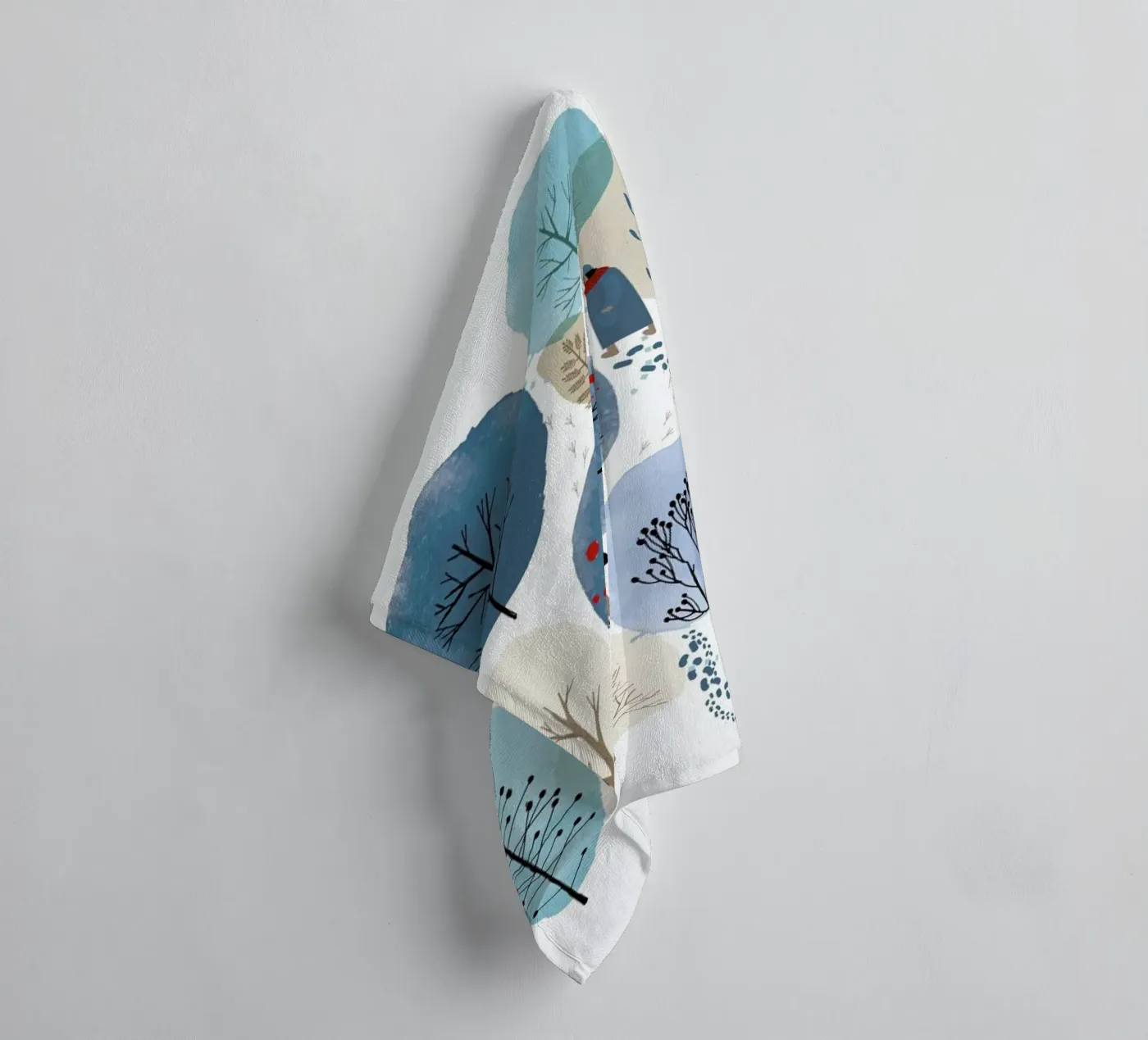 Winter Forest badhanddoek van Little Flourishes