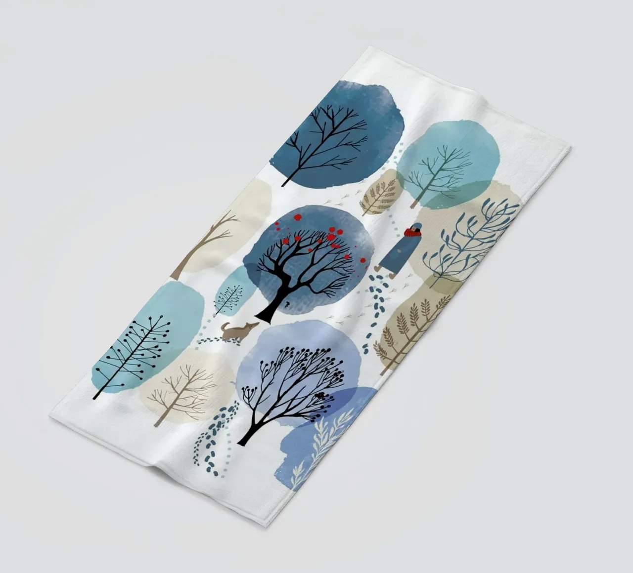 Winter Forest telo mare da Little Flourishes