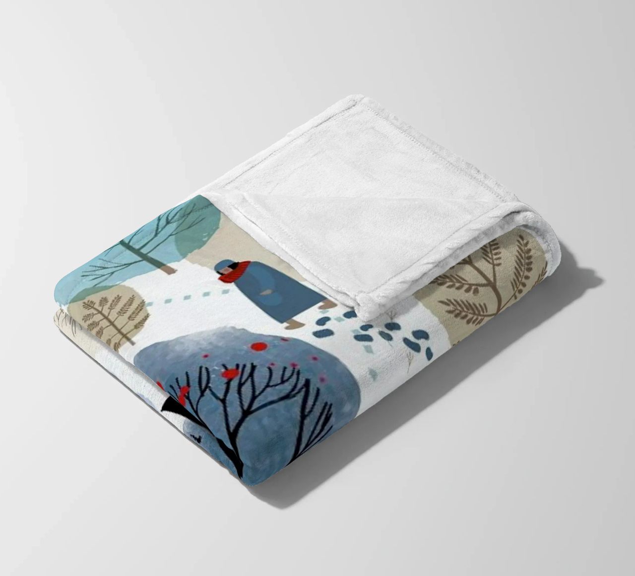 Winter Forest coperta in pile da Little Flourishes