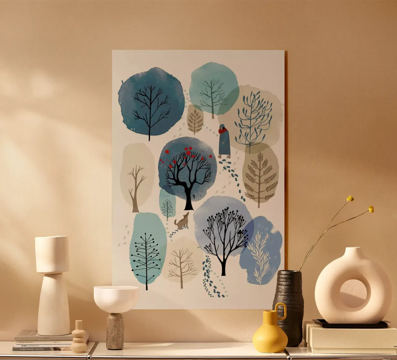 Winter Forest plexiglass da Little Flourishes