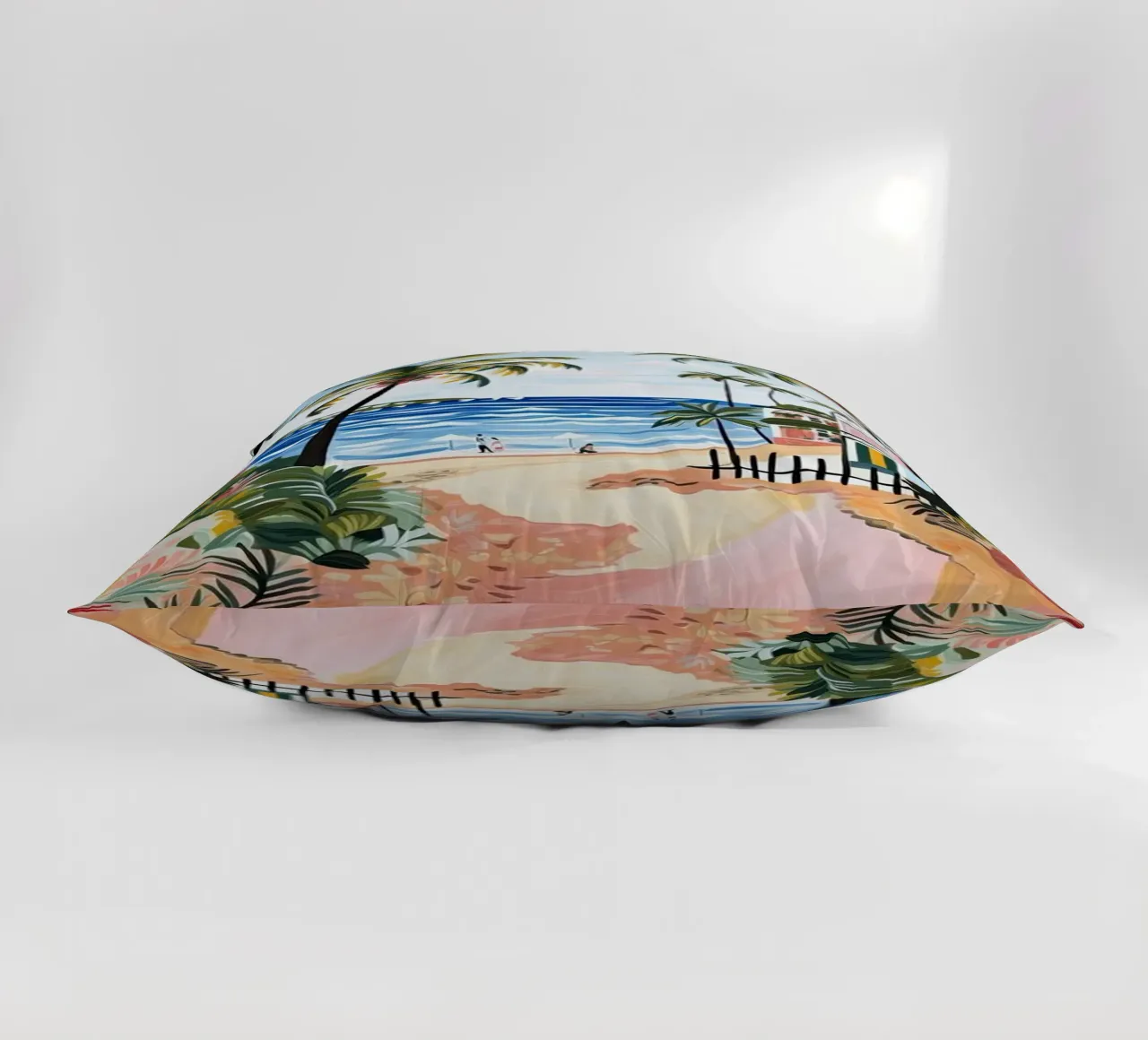Palm Beach, Australia, Matisse And Rousseau Style cuscino da Trending Art Company