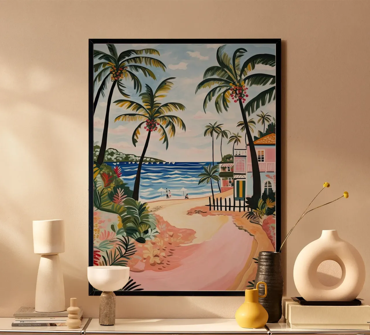 Palm Beach, Australia, Matisse And Rousseau Style carta hahnemühle da Trending Art Company