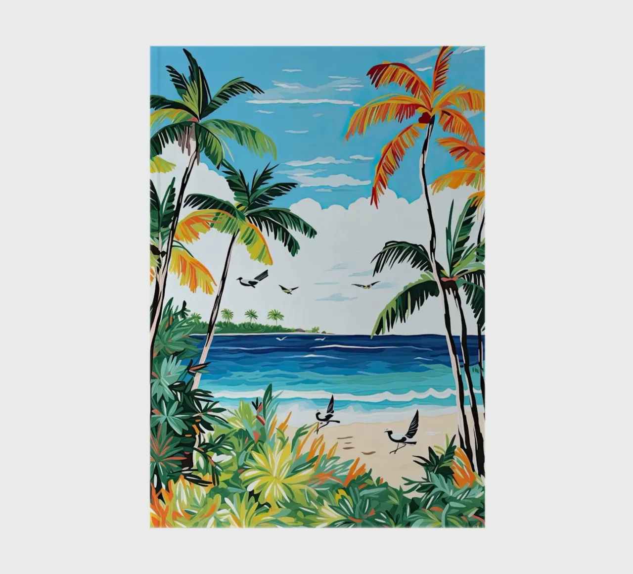 Eagle Beach, Aruba, Matisse And Rousseau Style diario da Trending Art Company