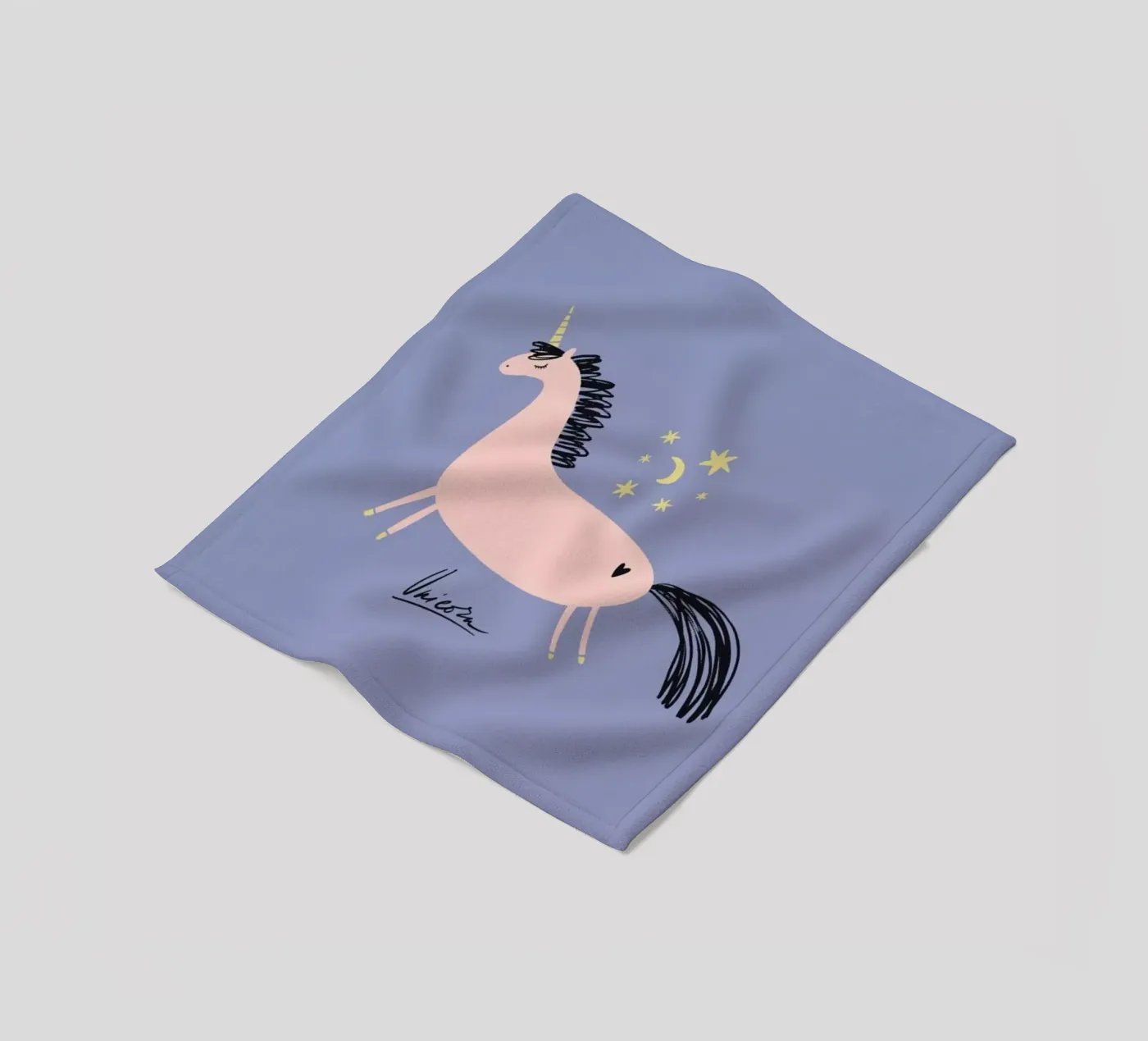 Unicorn Magic fleecedeken van Little Flourishes