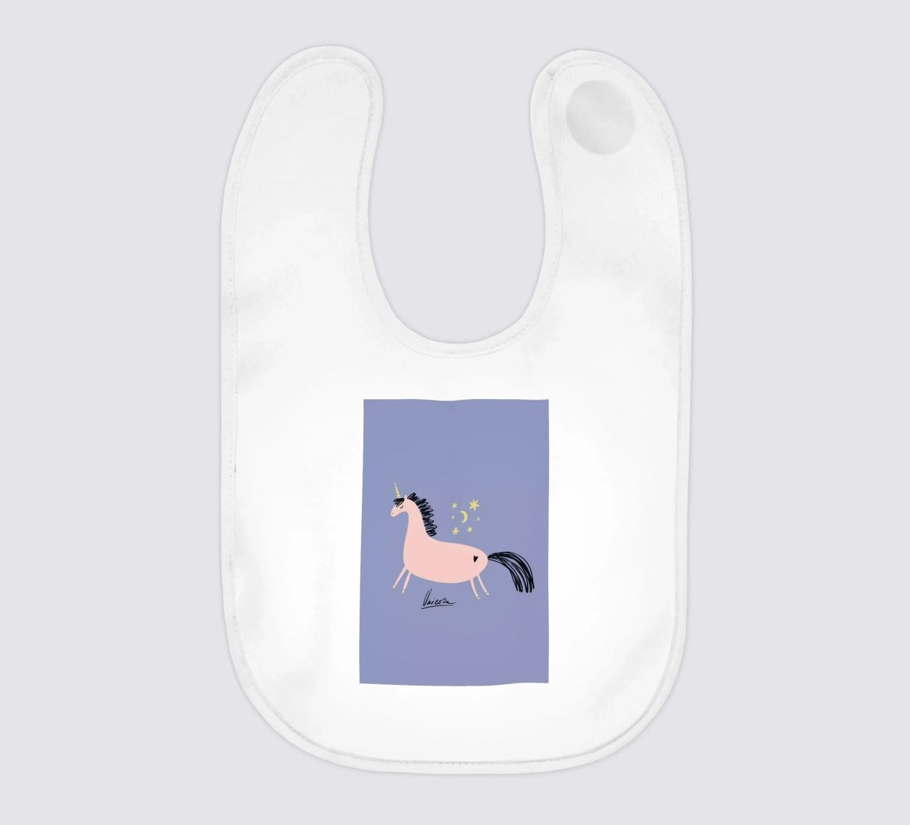 Unicorn Magic bavaglino da Little Flourishes