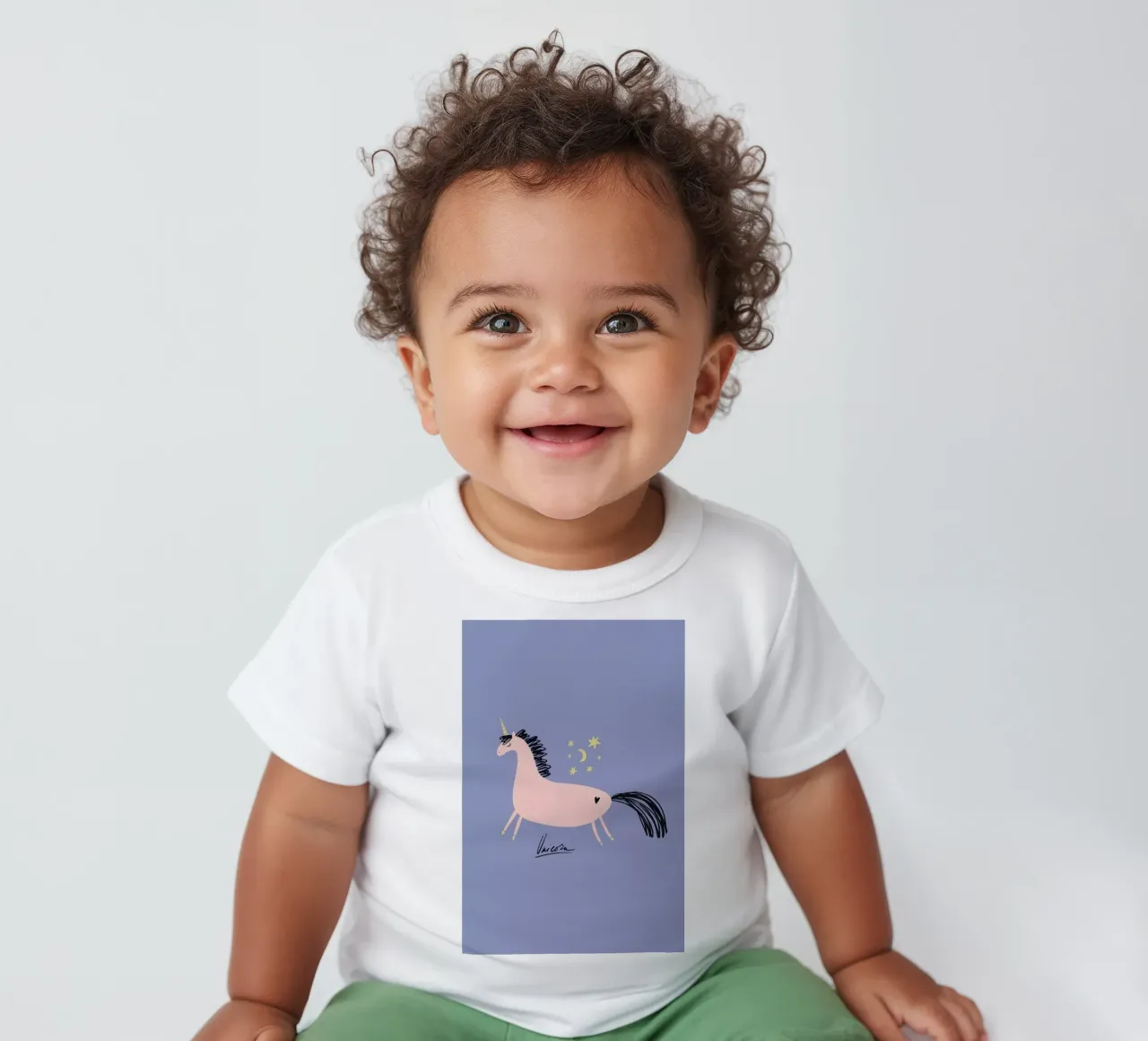 Unicorn Magic Baby T-Shirt von Little Flourishes