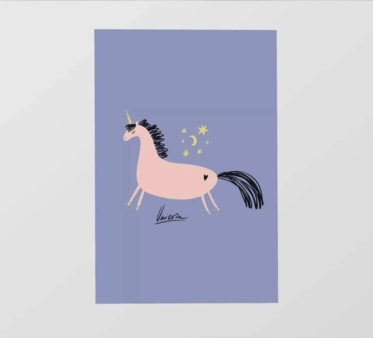 Unicorn Magic pellicola backlit da Little Flourishes