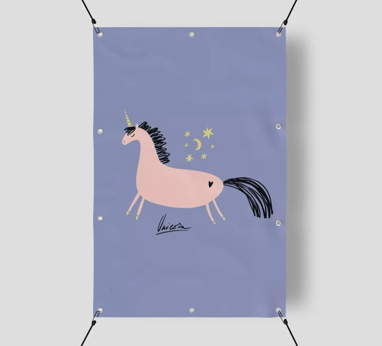 Unicorn Magic lonas publicitarias de Little Flourishes