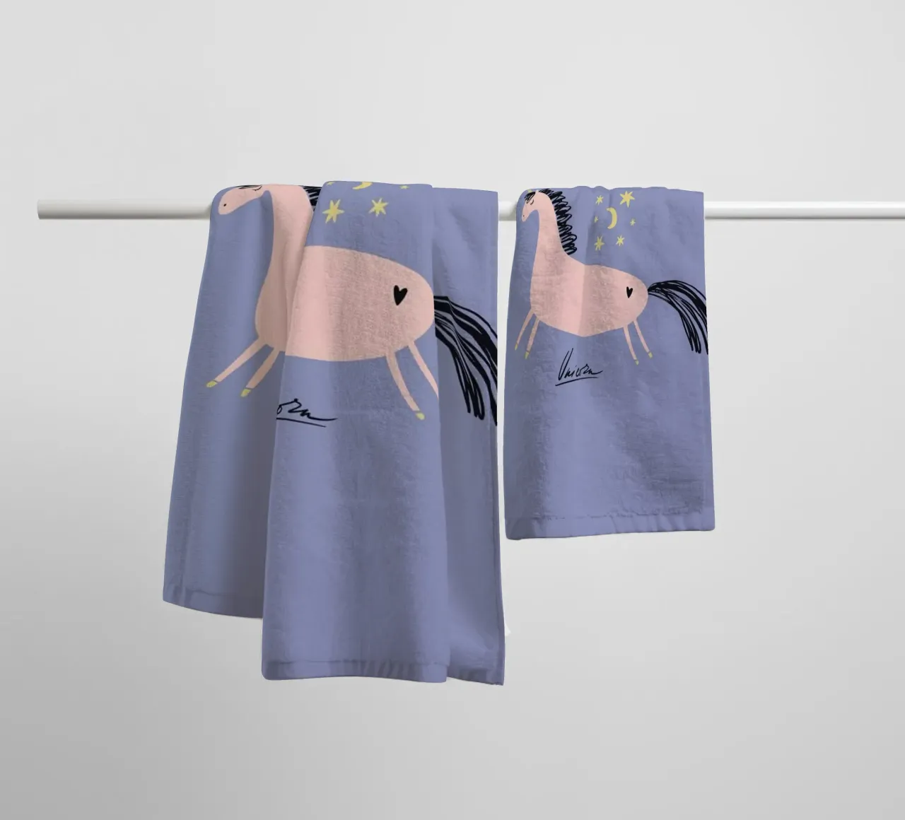 Unicorn Magic asciugamano da bagno da Little Flourishes