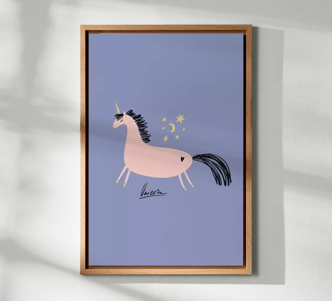 Unicorn Magic canvas by Little Flourishes