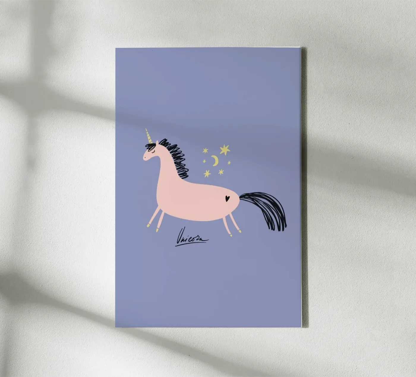 Unicorn Magic canvas by Little Flourishes